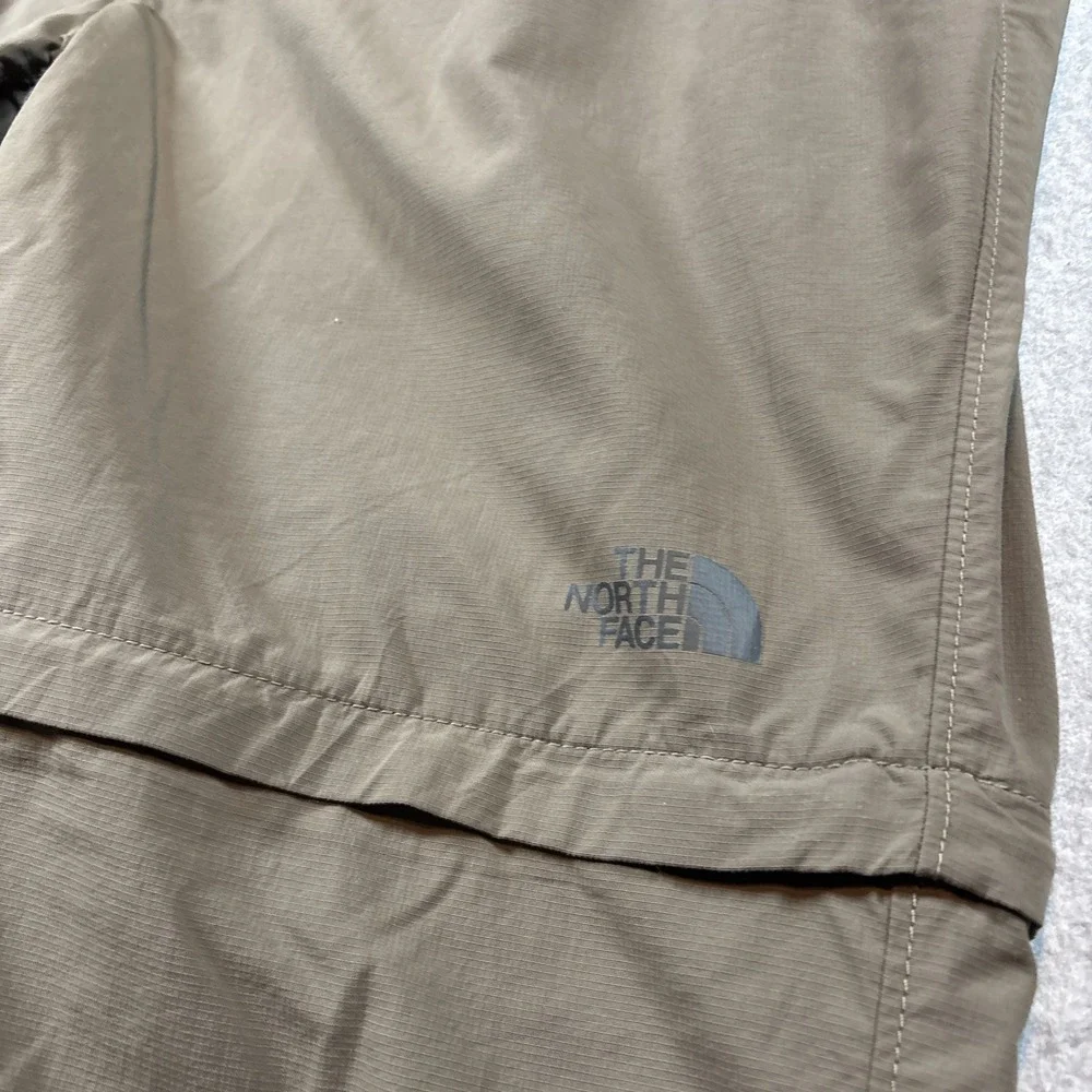 The North Face Pants Mens 38 (38x30)Brown Convertible Zip Off Hiking (Tiny Hole)